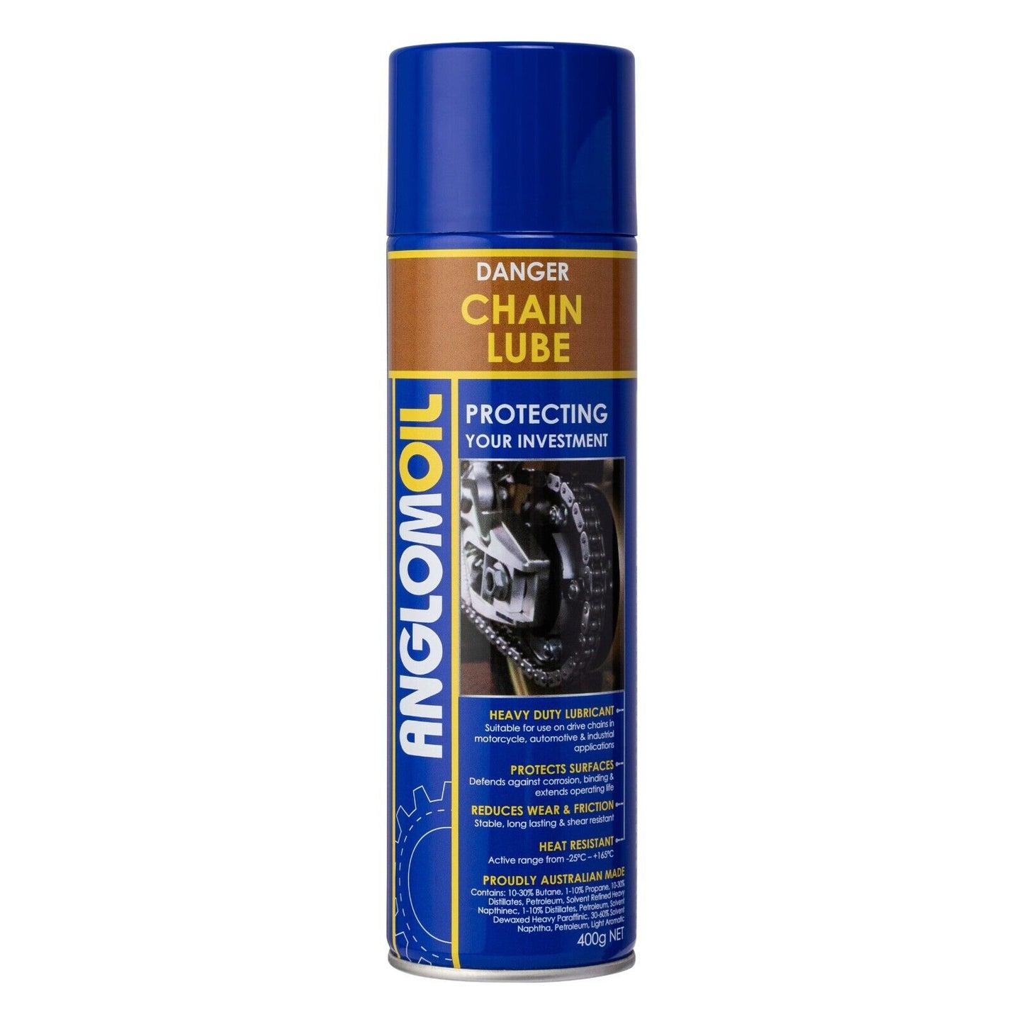 CHAIN LUBE ANGLOMOIL - 400G BOTTLE