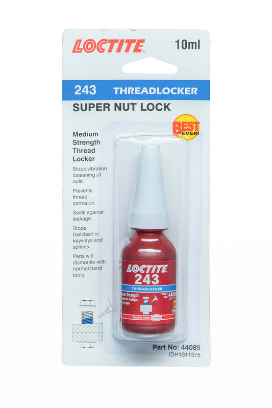 Loctite 243 Medium Strength Super Nut Lock 10ml 243-10