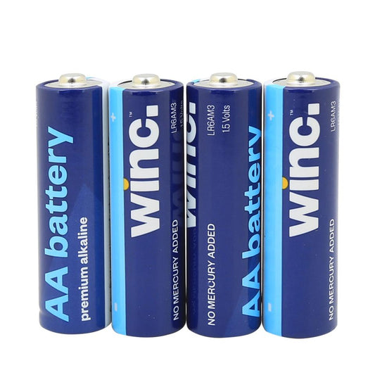 WINC AA Premium Alkaline Battery Box of 24