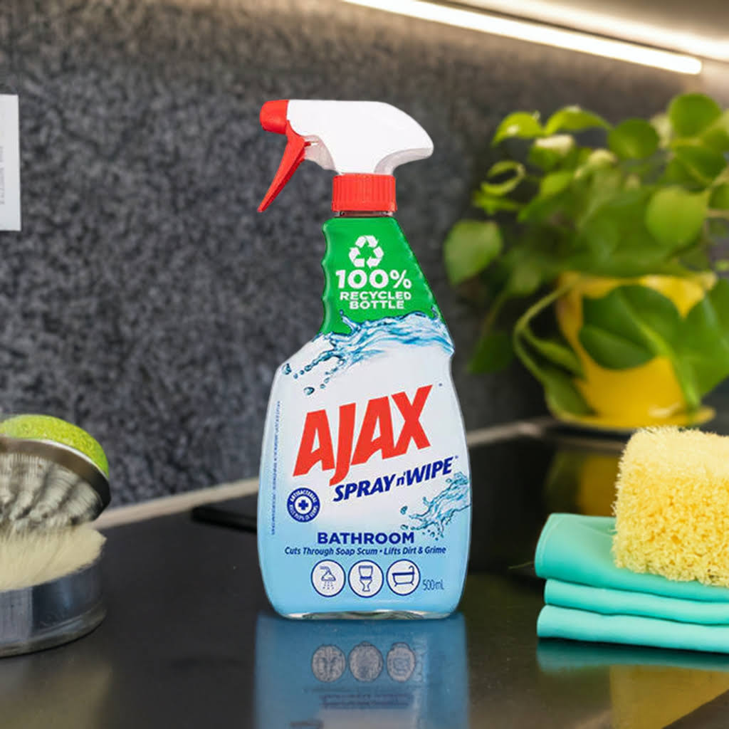 Ajax Spray N Wipe Ocean Fresh Antibacterial Trigger 500ml