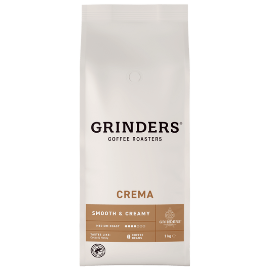 Grinders Crema Medium Roast Coffee Beans 1kg