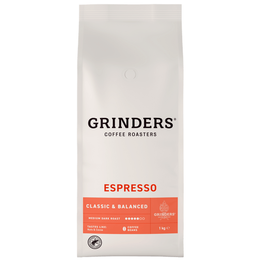 Grinders Espresso Medium Dark Roast Coffee Beans 1kg