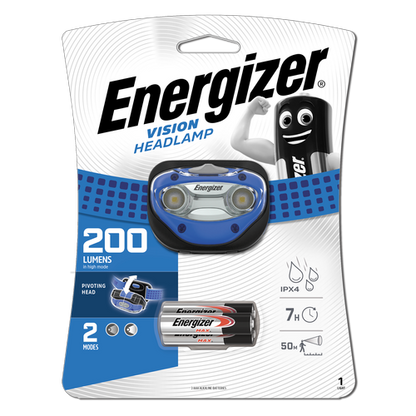 Energizer Vision Headlight Torch 200 Lumens