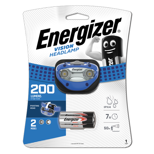 Energizer Vision Headlight Torch 200 Lumens