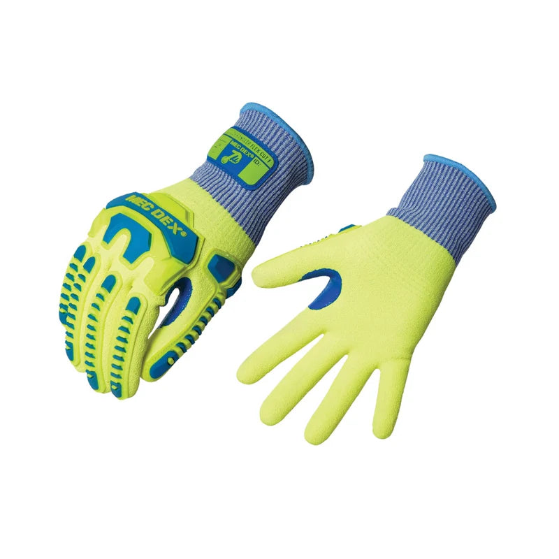 Safety Glove Mecdex Rough Handler Flex Cut F Nitrile Coating UD-950
