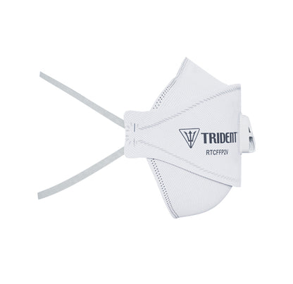 Respirator Mask P2 TRIDENT® Flat Fold Valved - Box of 20 RTCFFPV