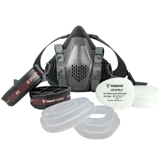 Respirator TRIDENT® HEXHALE® A2P2 Organic Vapour Kit RTHOVKIT