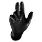 Grippaz Non-Slip Nitrile Disposable Gloves – Black - Chemical Resistant & Touchscreen Compatible Box of 50