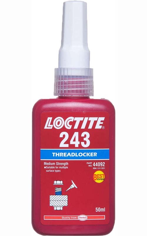 Loctite 243 Medium Strength Super Nut Threadlocker 243-50