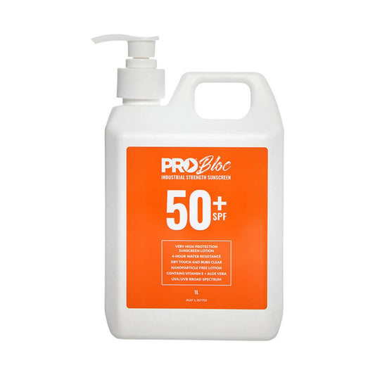 Sunscreen 1L Pump Bottle Probloc Spf 50 + Pro choice SS1-50
