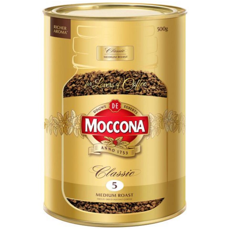 Moccona Classic Medium Roast Instant Coffee 500g Tin