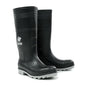 Steel Toe PVC Gumboot Bison INCA Black/Grey INCAGSBKGY