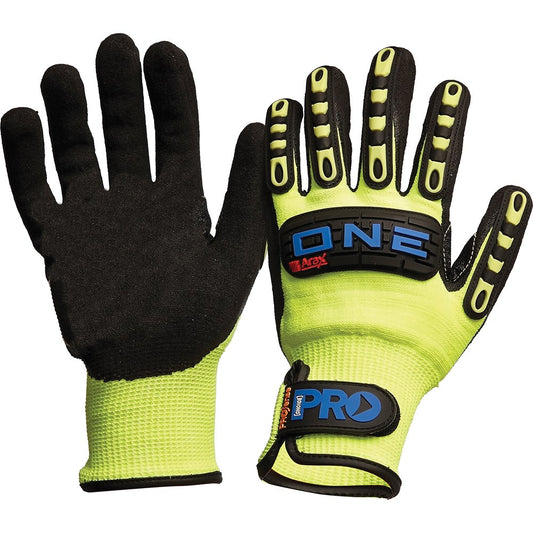 Pro Choice Arax® One Nitrile Foam / Cut Resistant Liner Rubber Back Gloves ONECR