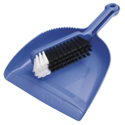 Oates B-10207 Dustpan And Bannister Plastic Blue