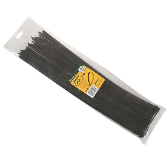 Tridon Cable Tie Black 400mm x 8mm Pack 100 CT408BKCD-100