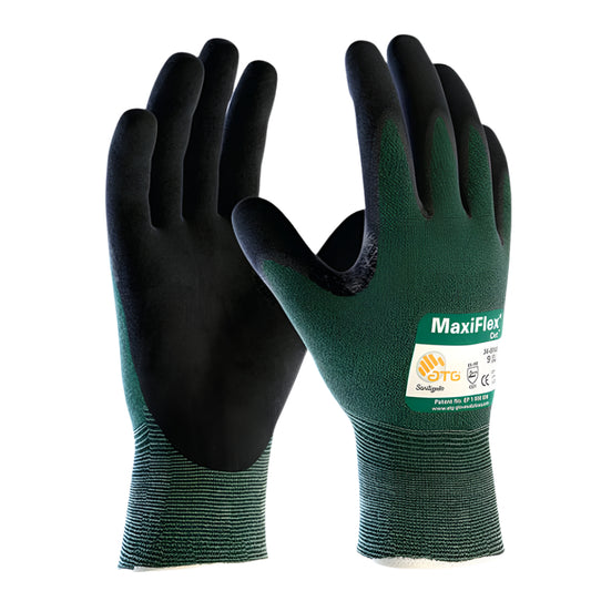 ATG MaxiFlex Cut Resistant Work Gloves for Enhanced Grip and Safety During Hazardous Tasks